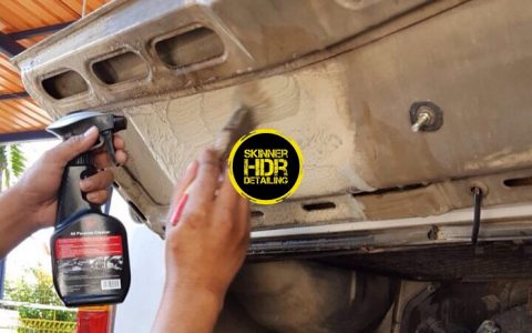 Aplikasi Cairan Body Solvent - Bengkel Auto Body Jogja